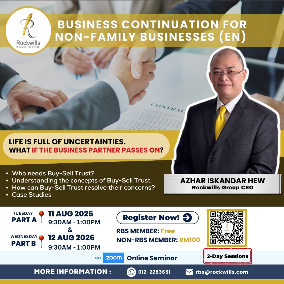 RBS Workshop - Business Continuation for Non-Family Businesses (EN) 20260811 & 20260812